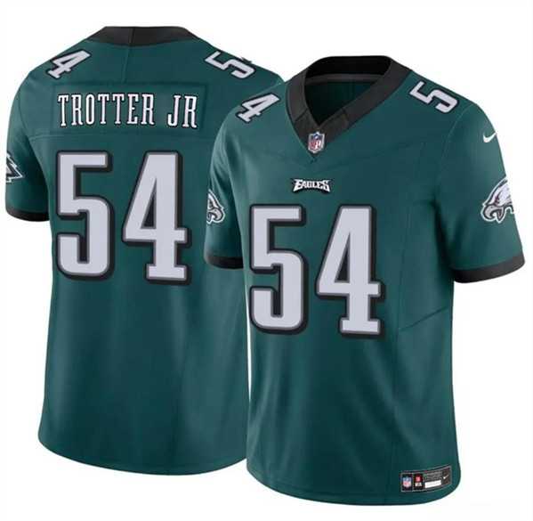 Men & Women & Youth Philadelphia Eagles #54 Jeremiah Trotter Jr Green 2024 Draft F.U.S.E. Vapor Untouchable Limited Stitched Jersey->philadelphia eagles->NFL Jersey